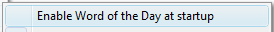 1. Enable Word of the Day at startup