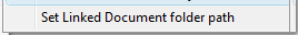 2. Set Linked Document folder path