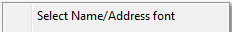1. Select Name/Address font