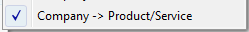 2. Company -> Product/Service