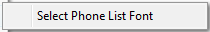 1. Select Phone List Font