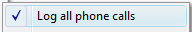 1. Log all phone calls