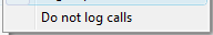 2. Do not log calls