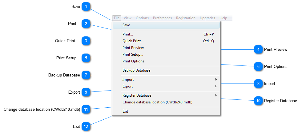 File Menu