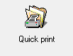 2. Quick print button