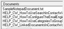 25. Linked Documents List