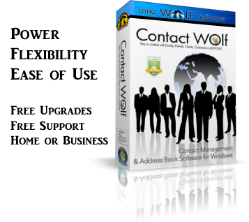 Contact Wolf Phone Book Software Product Box