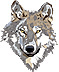 Lone Wolf Software Wolf Head Logo
