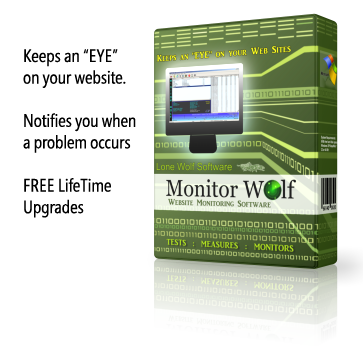 Monitor Wolf Website Monitoring Software Product Box Image